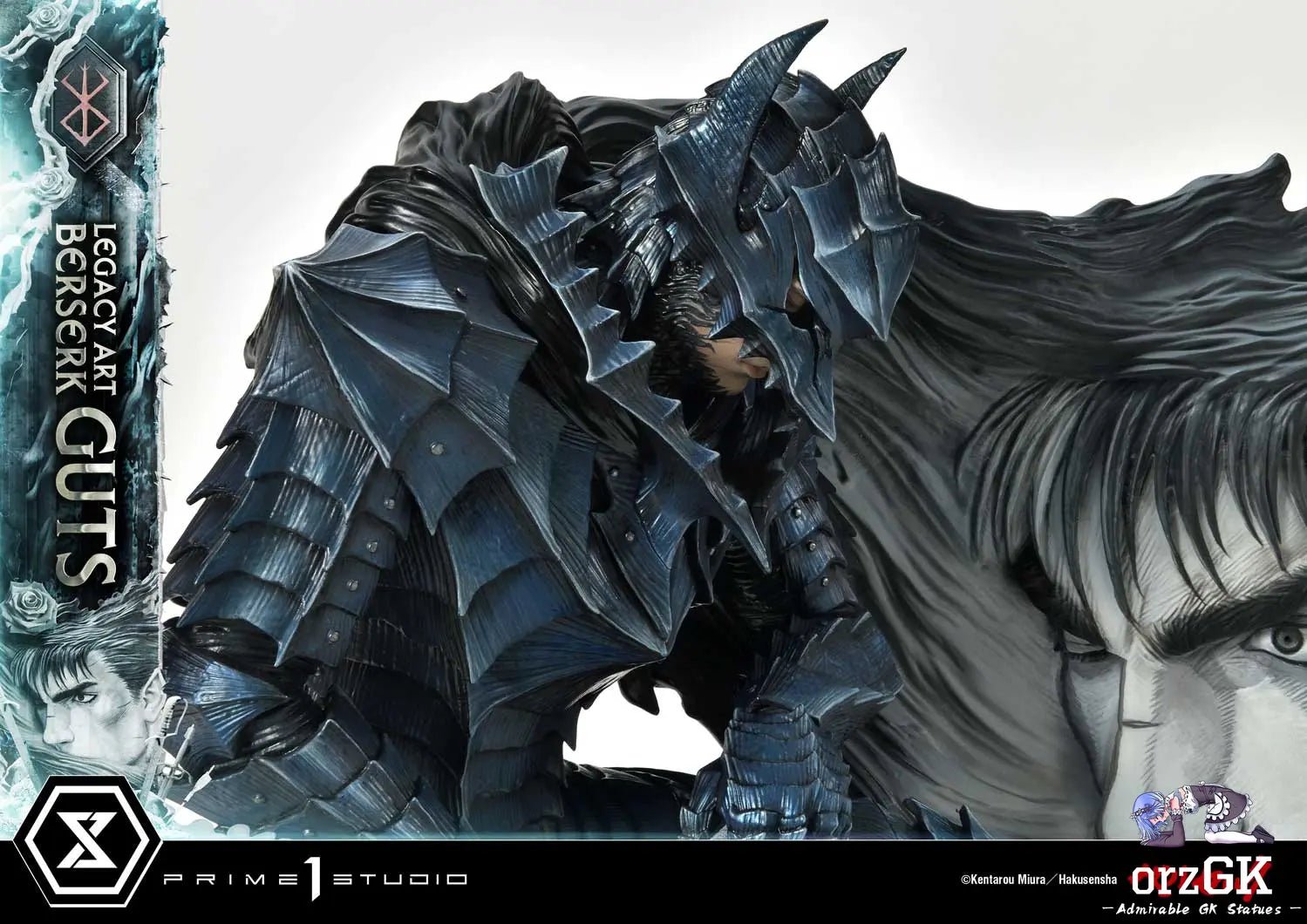 Guts LABR-01 LABR-01S(Licensed) - Legacy Art Kentaro Miura Berserk - Prime 1 Studio resin statue Navy Toys anime figure