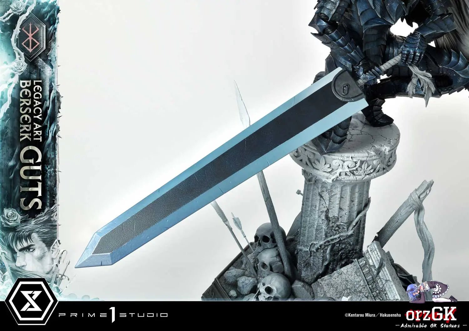 Guts LABR-01 LABR-01S(Licensed) - Legacy Art Kentaro Miura Berserk - Prime 1 Studio resin statue Navy Toys anime figure