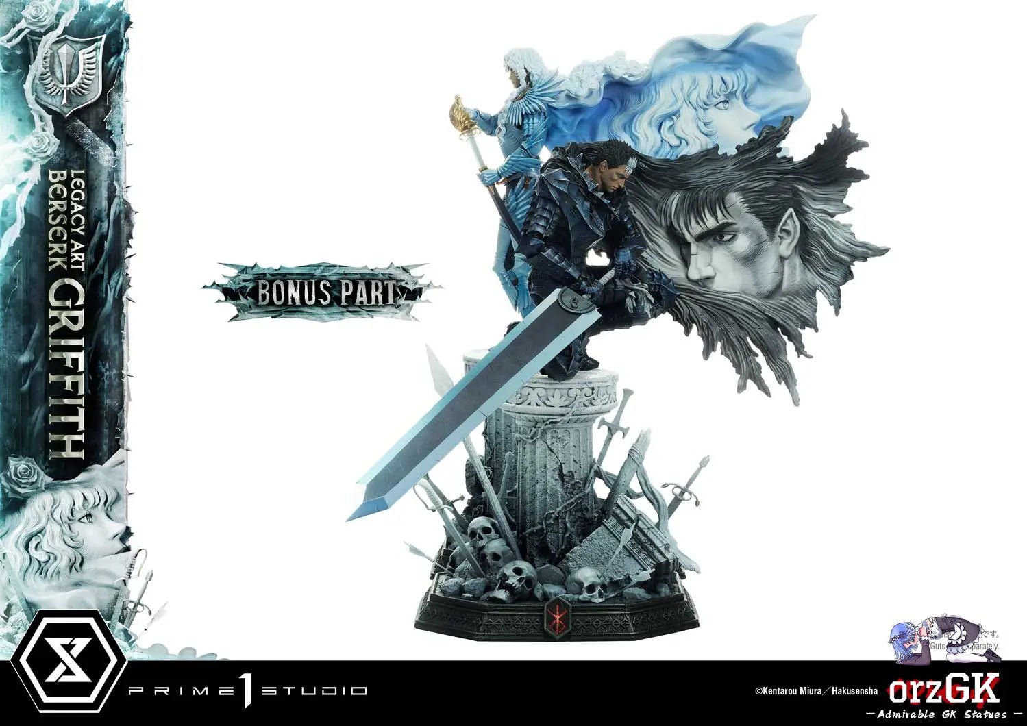 Guts & Griffith Set LABR-01S LABR-02S (Licensed) - Legacy Art Kentaro Miura Berserk - Prime 1 Studio resin statue Navy Toys anime figure