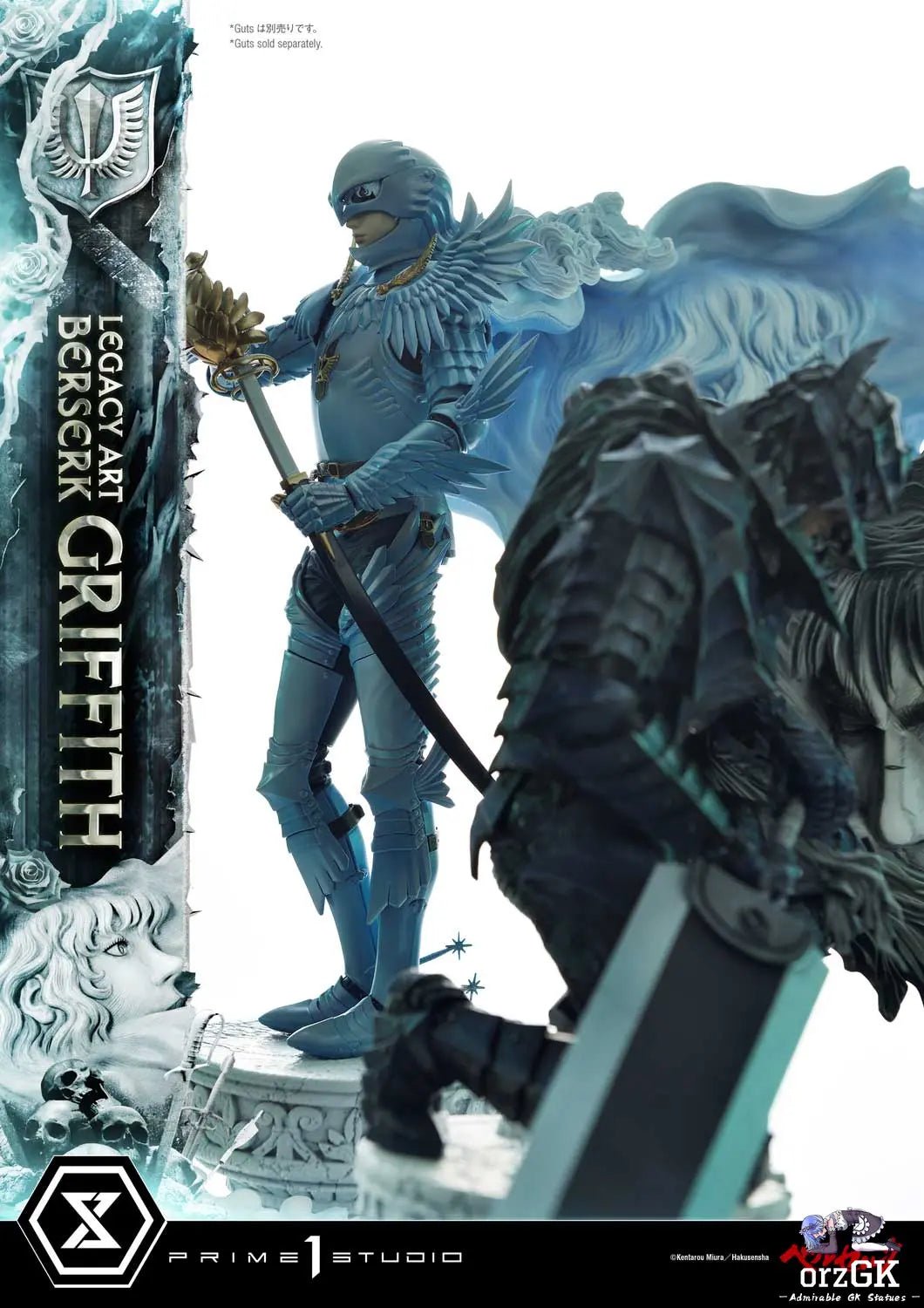 Guts & Griffith Set LABR-01S LABR-02S (Licensed) - Legacy Art Kentaro Miura Berserk - Prime 1 Studio resin statue Navy Toys anime figure
