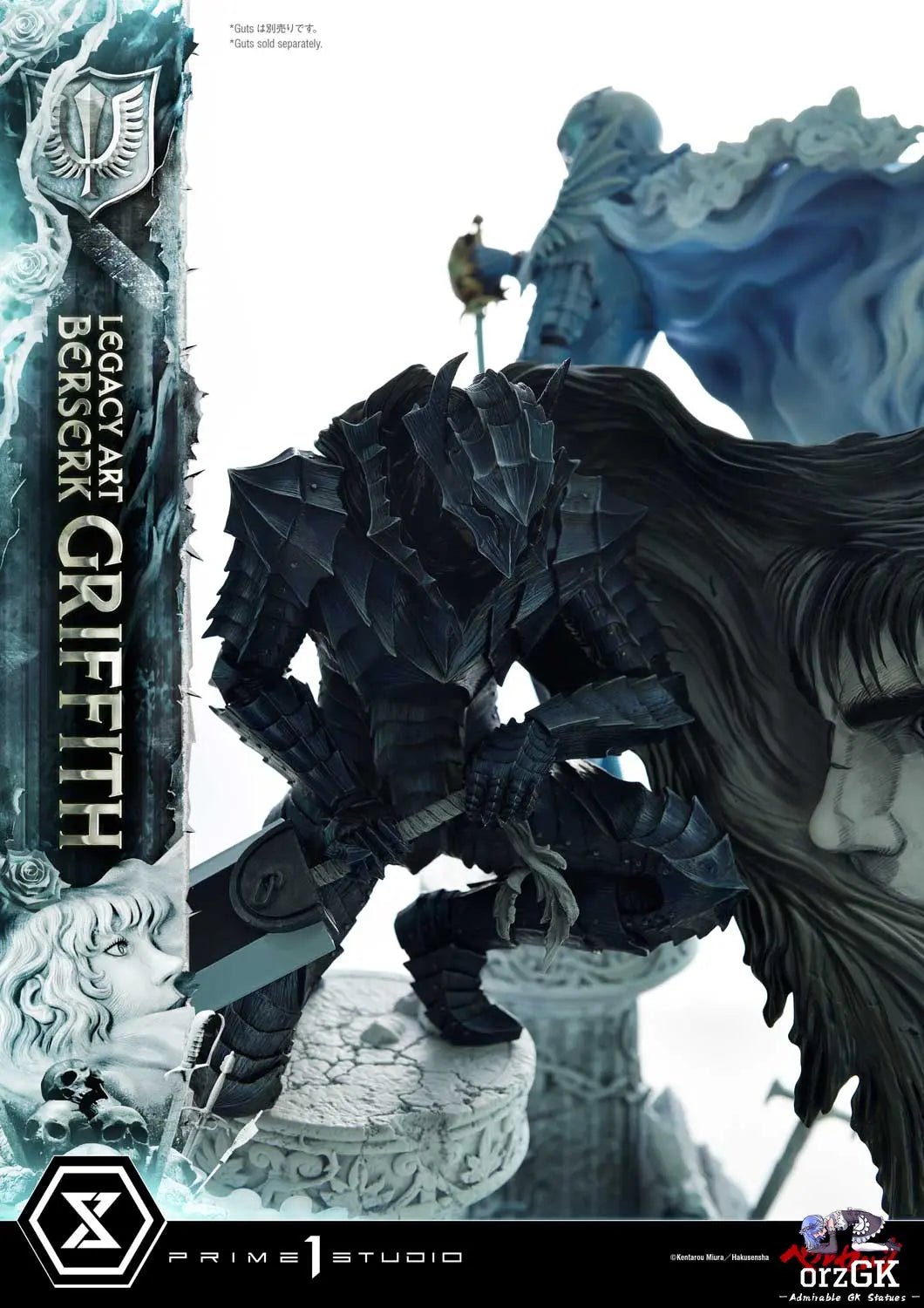 Guts & Griffith Set LABR-01S LABR-02S (Licensed) - Legacy Art Kentaro Miura Berserk - Prime 1 Studio resin statue Navy Toys anime figure