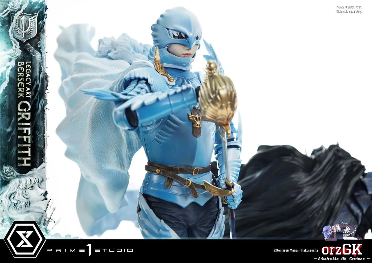Guts & Griffith Set LABR-01S LABR-02S (Licensed) - Legacy Art Kentaro Miura Berserk - Prime 1 Studio resin statue Navy Toys anime figure