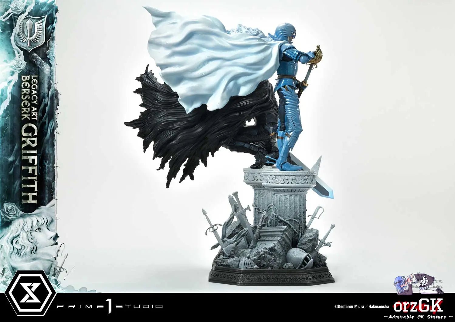 Guts & Griffith Set LABR-01S LABR-02S (Licensed) - Legacy Art Kentaro Miura Berserk - Prime 1 Studio resin statue Navy Toys anime figure