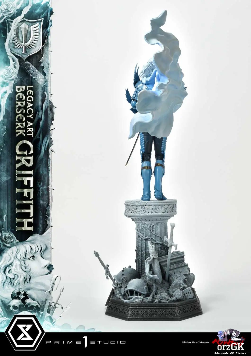Legacy Art 'Kentaro Miura' Berserk Griffith LABR-02 LABR-02S(Licensed) - Prime 1 Studio resin statue Navy Toys anime figure