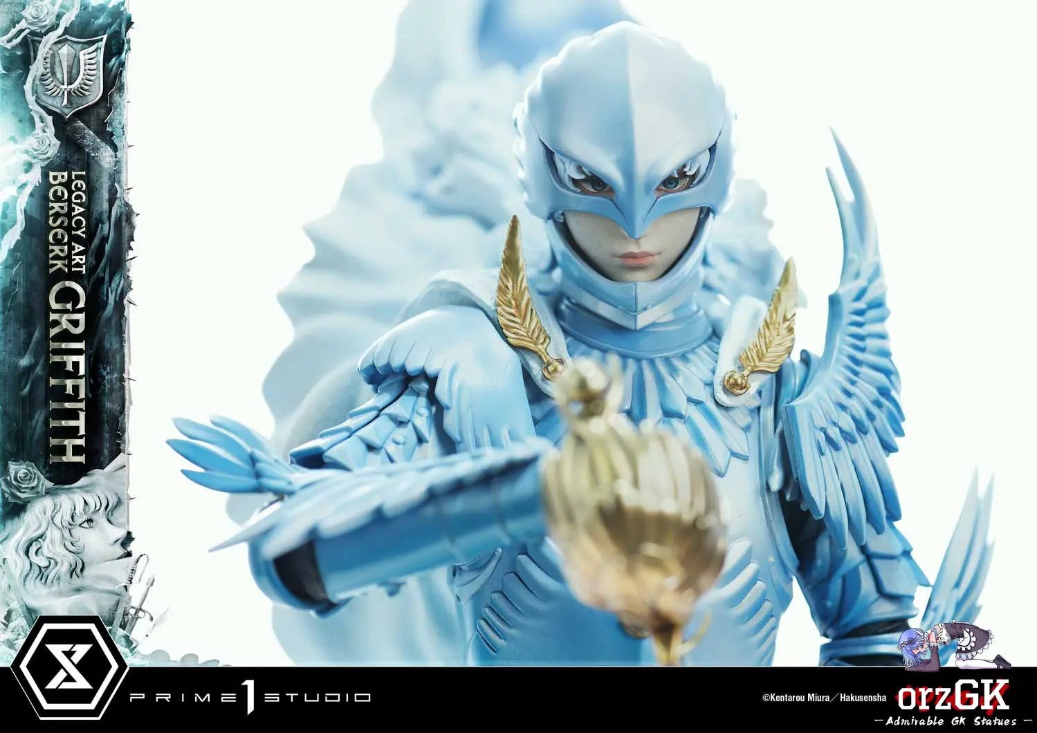 Legacy Art 'Kentaro Miura' Berserk Griffith LABR-02 LABR-02S(Licensed) - Prime 1 Studio resin statue Navy Toys anime figure