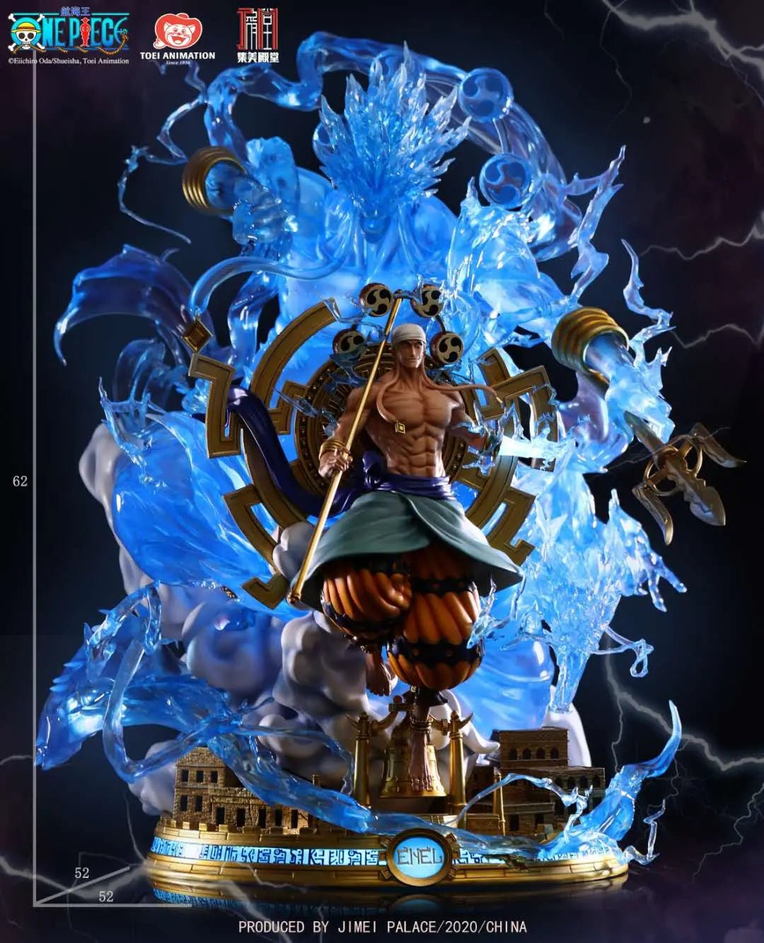 Jimei Palace Studio - One Piece Thunder God Enel (Licensed) resin statue Navy Toys anime figure