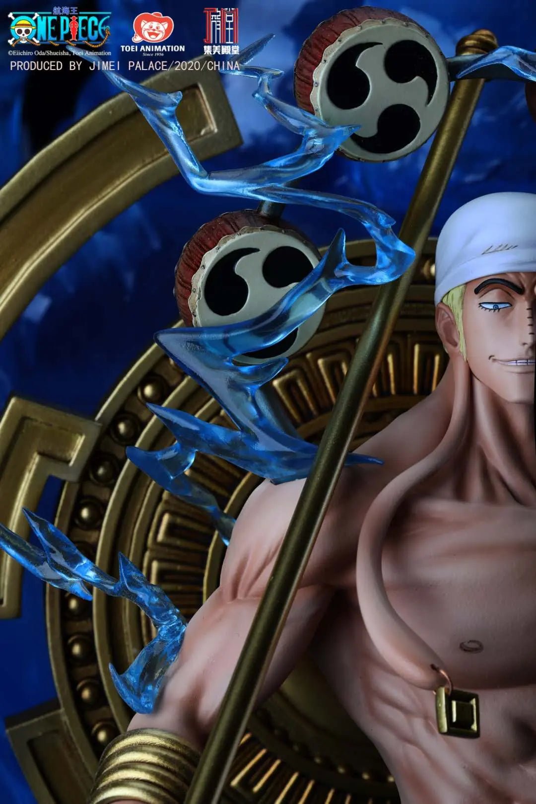 Jimei Palace Studio - One Piece Thunder God Enel (Licensed) resin statue Navy Toys anime figure