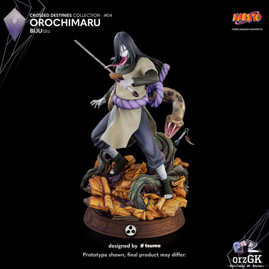 TSUME Studio - Naruto Orochimaru BIJUtsu (Licensed) resin statue Navy Toys anime figure