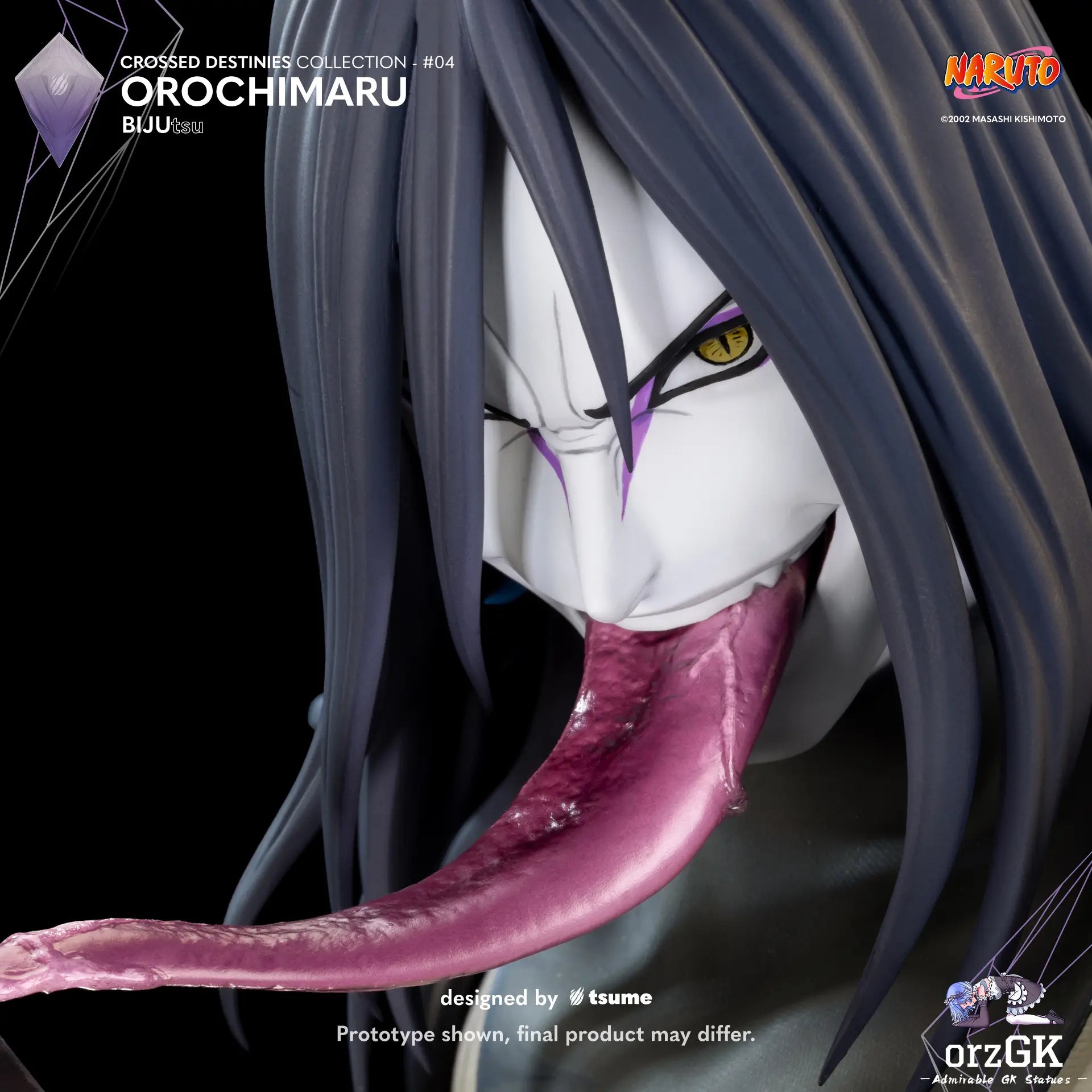 TSUME Studio - Naruto Orochimaru BIJUtsu (Licensed) resin statue Navy Toys anime figure