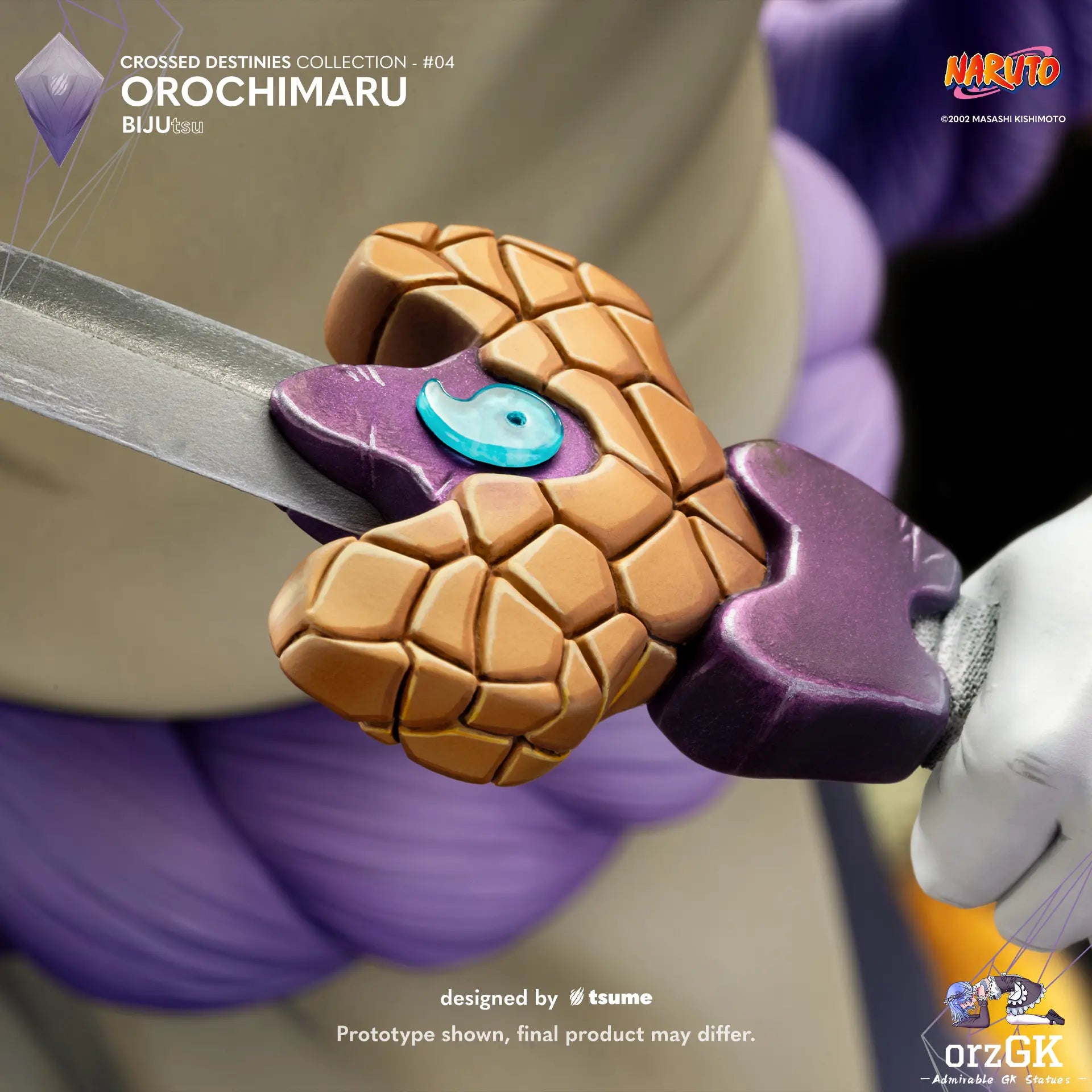 TSUME Studio - Naruto Orochimaru BIJUtsu (Licensed) resin statue Navy Toys anime figure