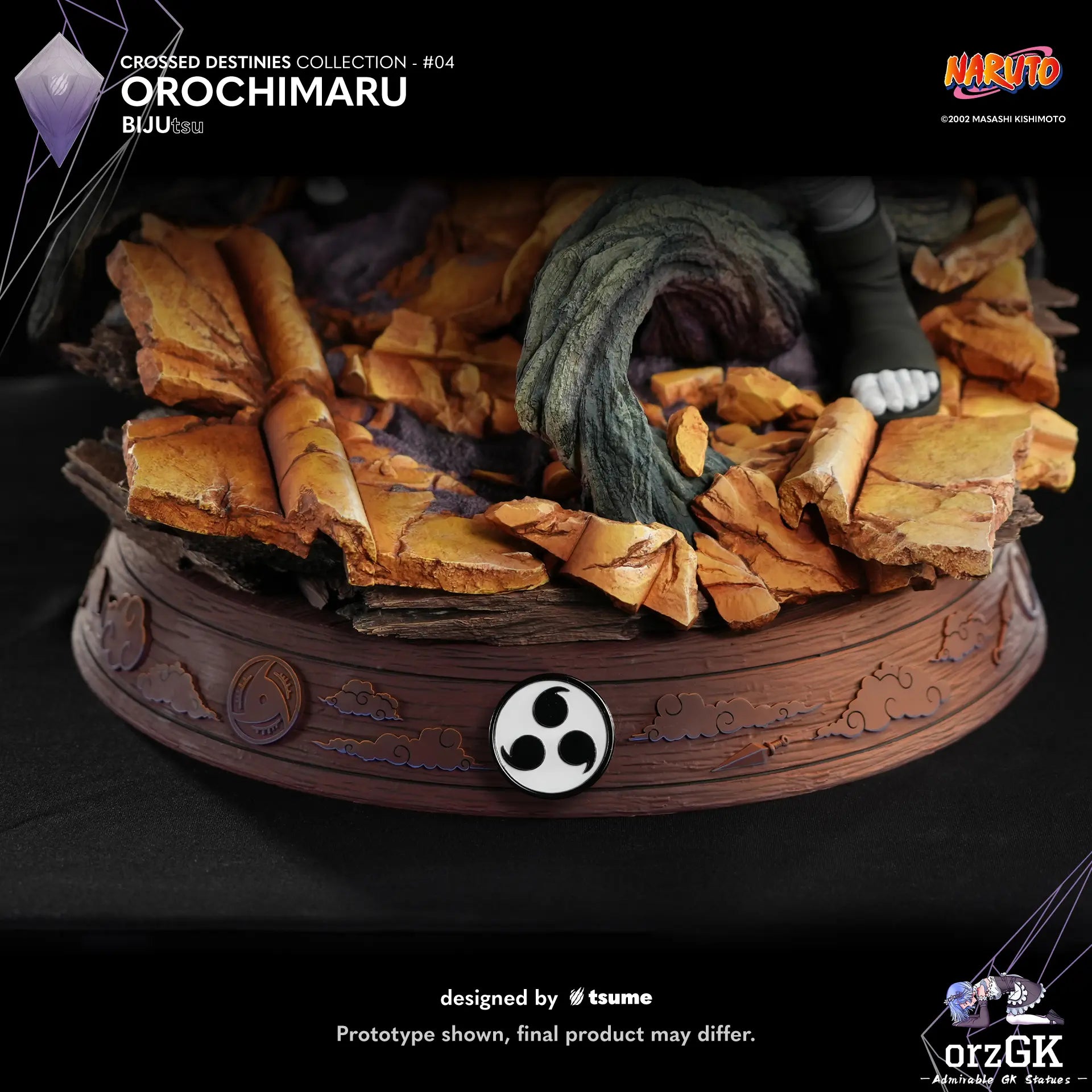 TSUME Studio - Naruto Orochimaru BIJUtsu (Licensed) resin statue Navy Toys anime figure