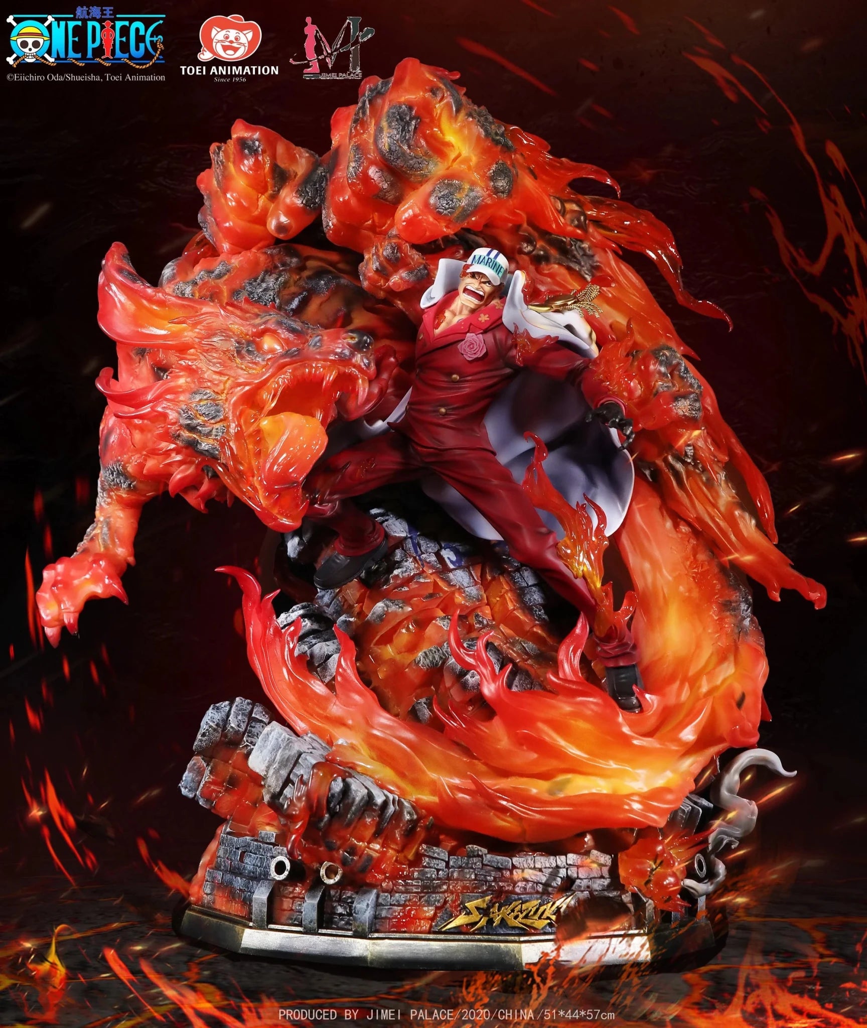 Akainu - One Piece - Jimei Palace resin statue Jimei Palace Studio anime figure