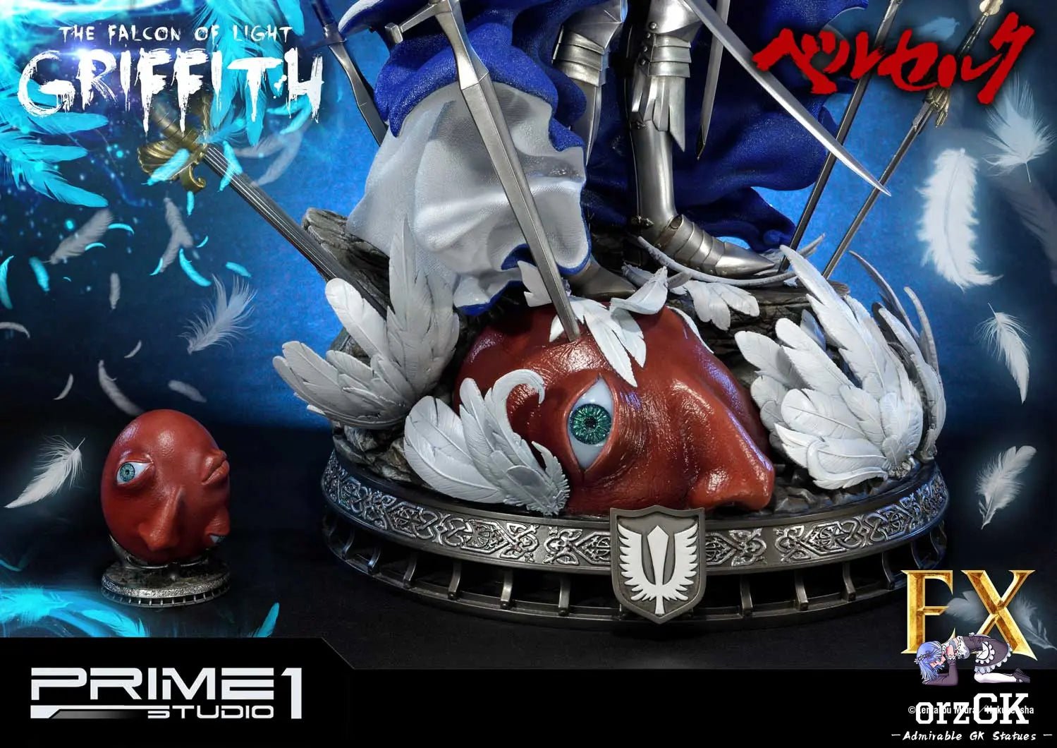 The Falcon of Light UPMBR-05 UPMBR-05EX UPMBR-05EXS (Licensed) - Ultimate Premium Masterline Berserk Griffith - Prime 1 Studio resin statue Navy Toys anime figure