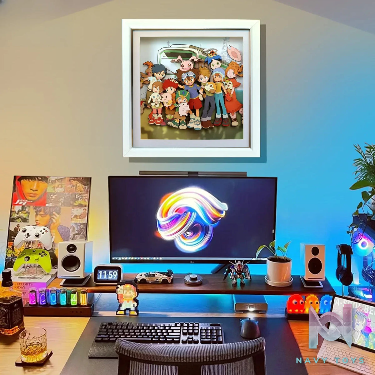 KALA HOME Studio – Digimon Multiple Characters #02 3D Decorative Painting Digimon