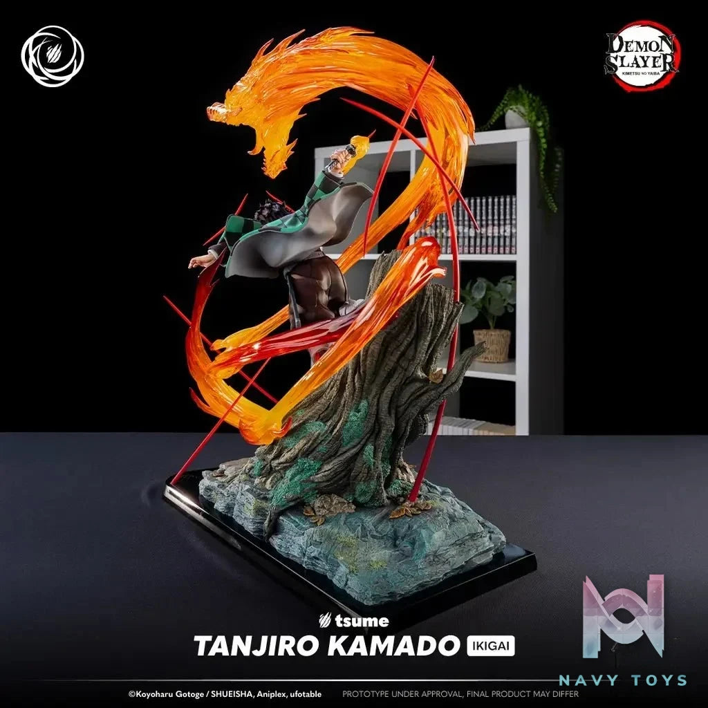 TSUME Studio - Demon Slayer Tanjiro Kamado (Licensed) resin statue Navy Toys anime figure