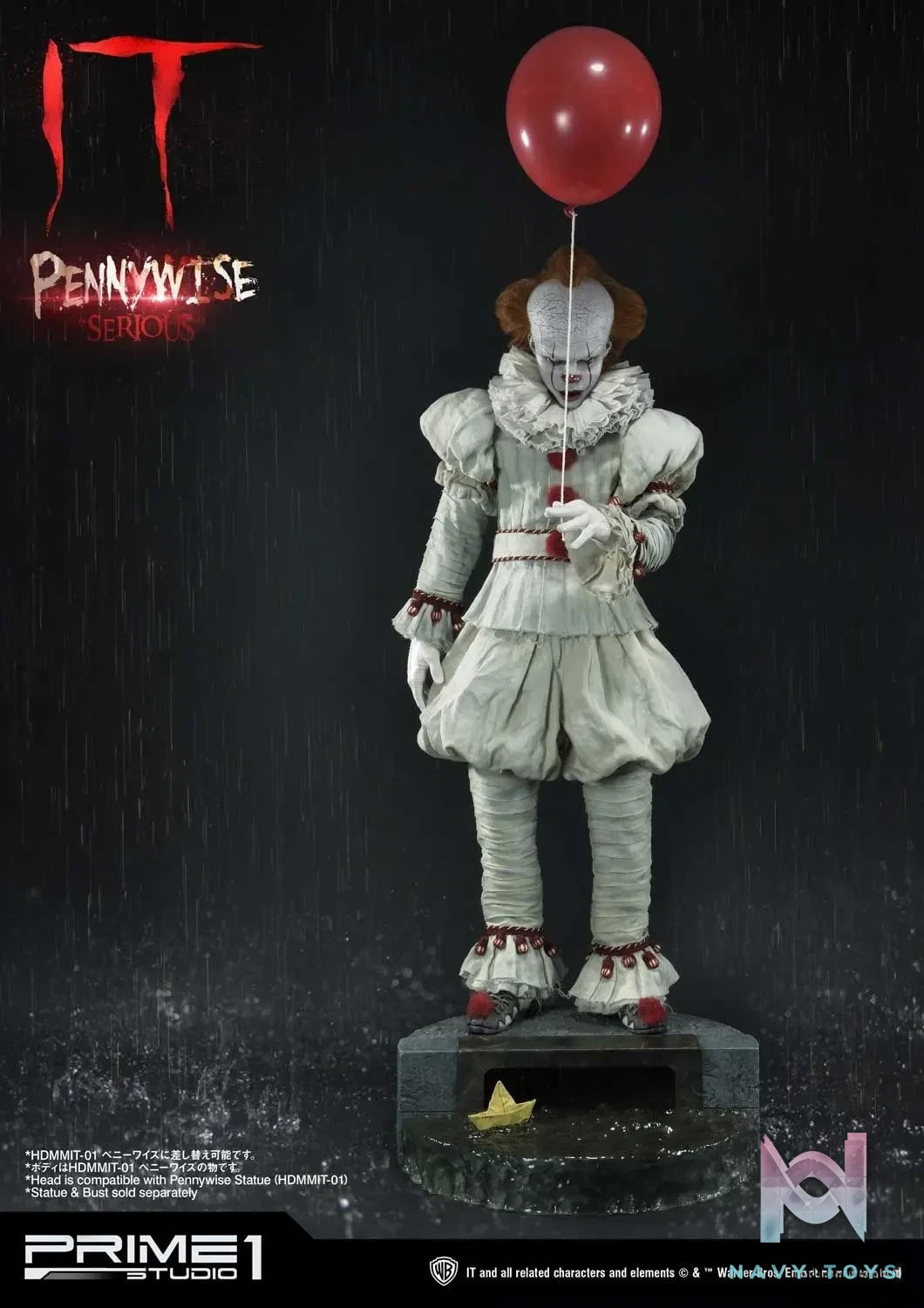 Prime 1 Studio – High Definition Bust IT (Film) Pennywise Head HDBIT-01 HDBIT-02 HDBIT-03 HDBIT-ALL (Licensed)