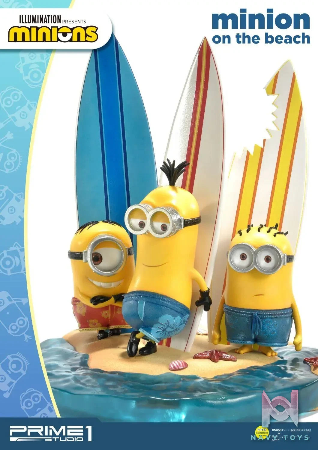 Prime 1 Studio – Prime Collectible Figures Minion On The Beach PCFMINI-01(Licensed)