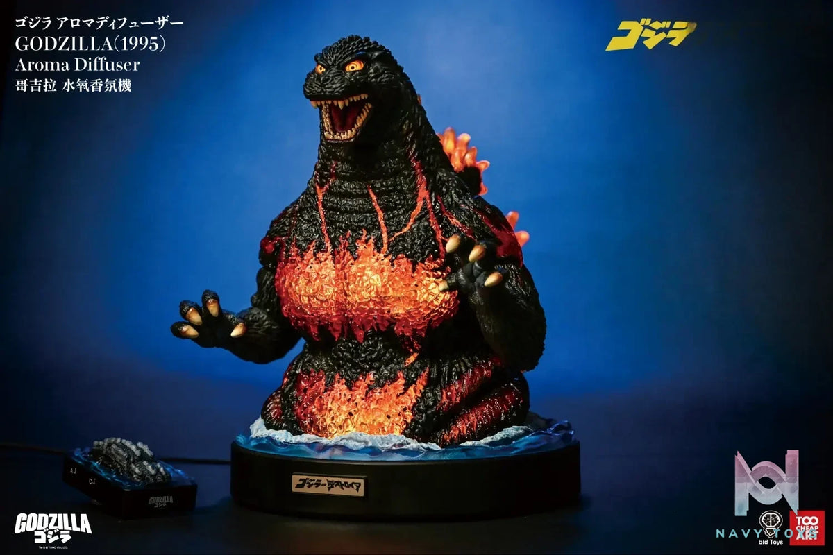 Bid Toys – Godzilla Theme Remote Control Water Oxygen Fragrance Essential Oil Diffuser BID2601 (Licensed)