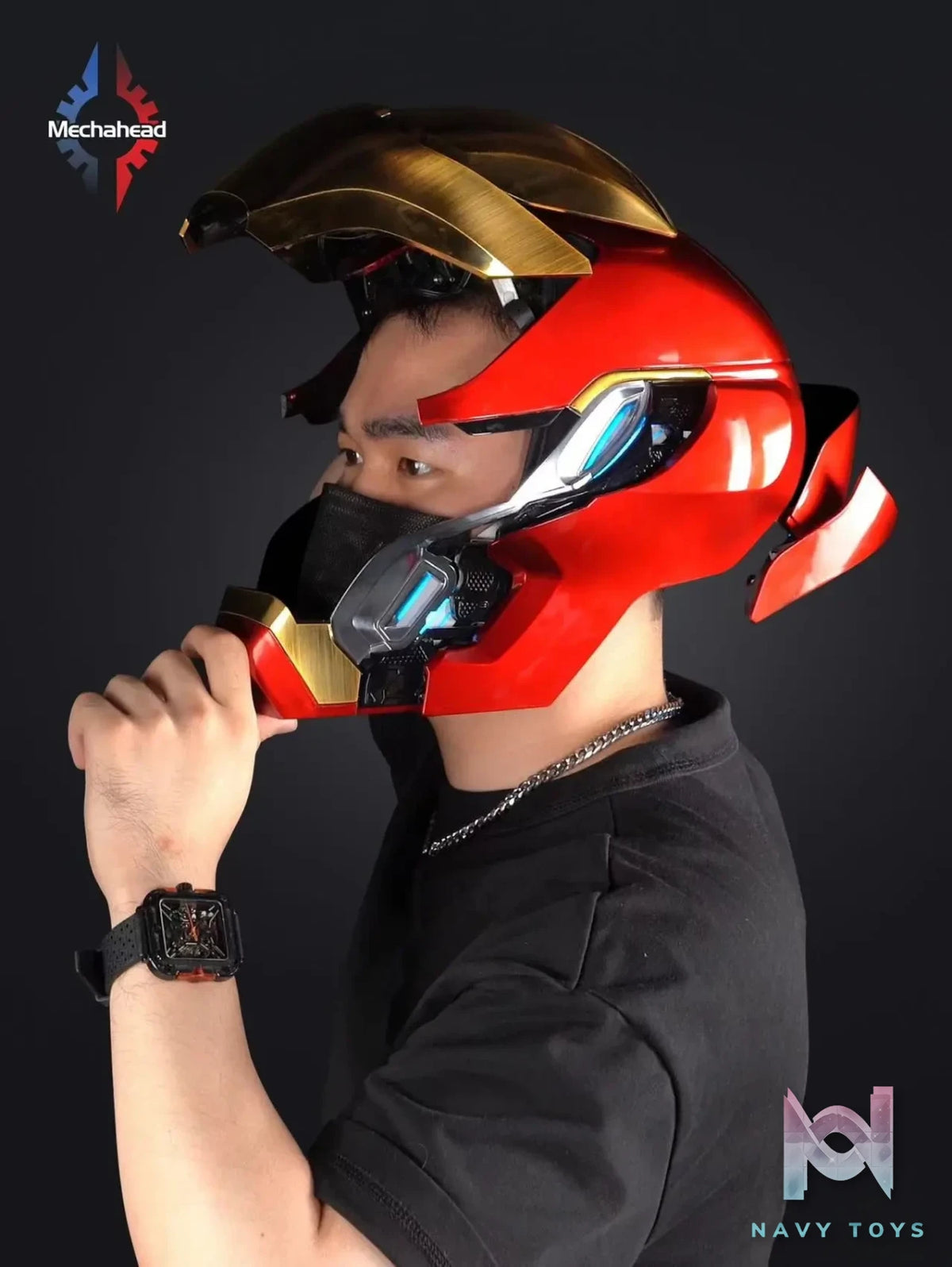 Mechahead Studio – Marvel Wearable Iron Man MK50 helmet