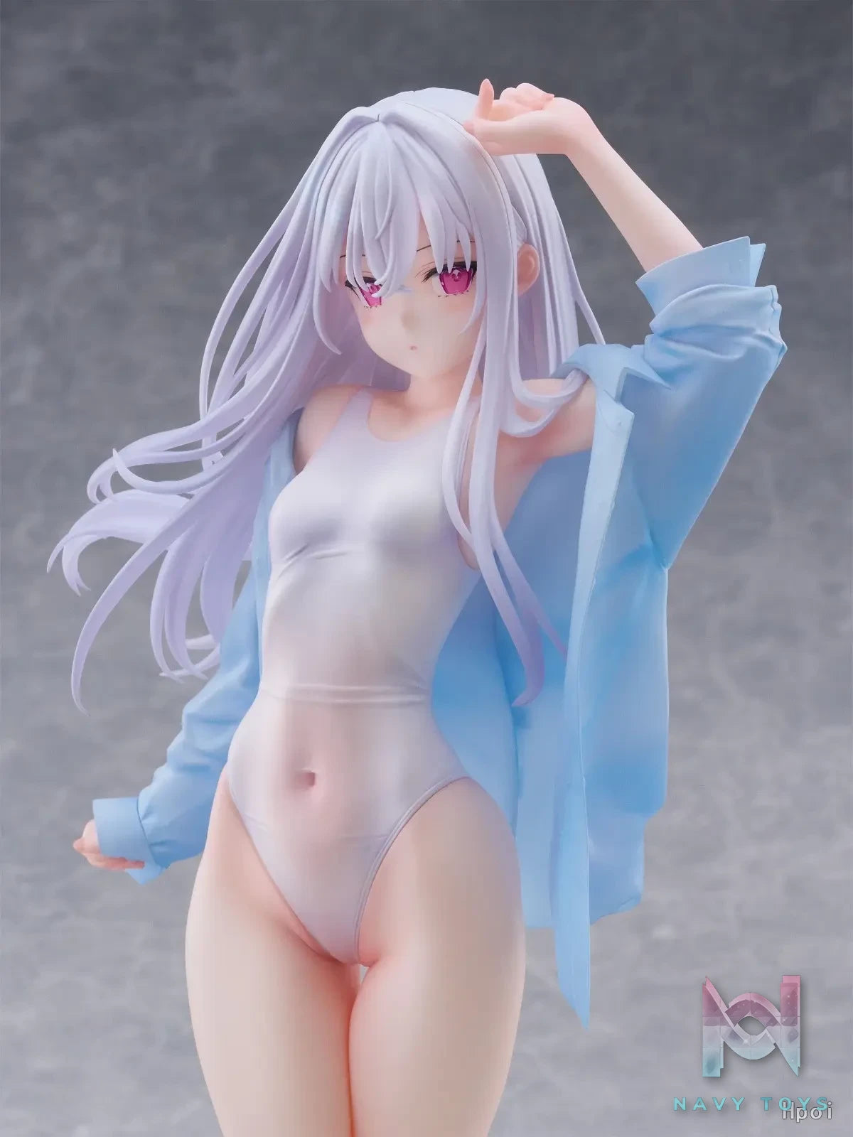 FURYU – TENITOL TALL MIGNON WORKS shiro Swimsuit ver. Figure (Licensed)