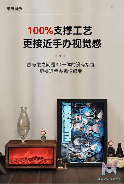 Yu Zhi Jiang Studio – Hissabeth X Sonetto 3D Decorative Painting Reverse: 1999