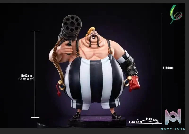 CPU Studio - One Piece Beasts Pirates 2 QUEEN resin statue Navy Toys anime figure