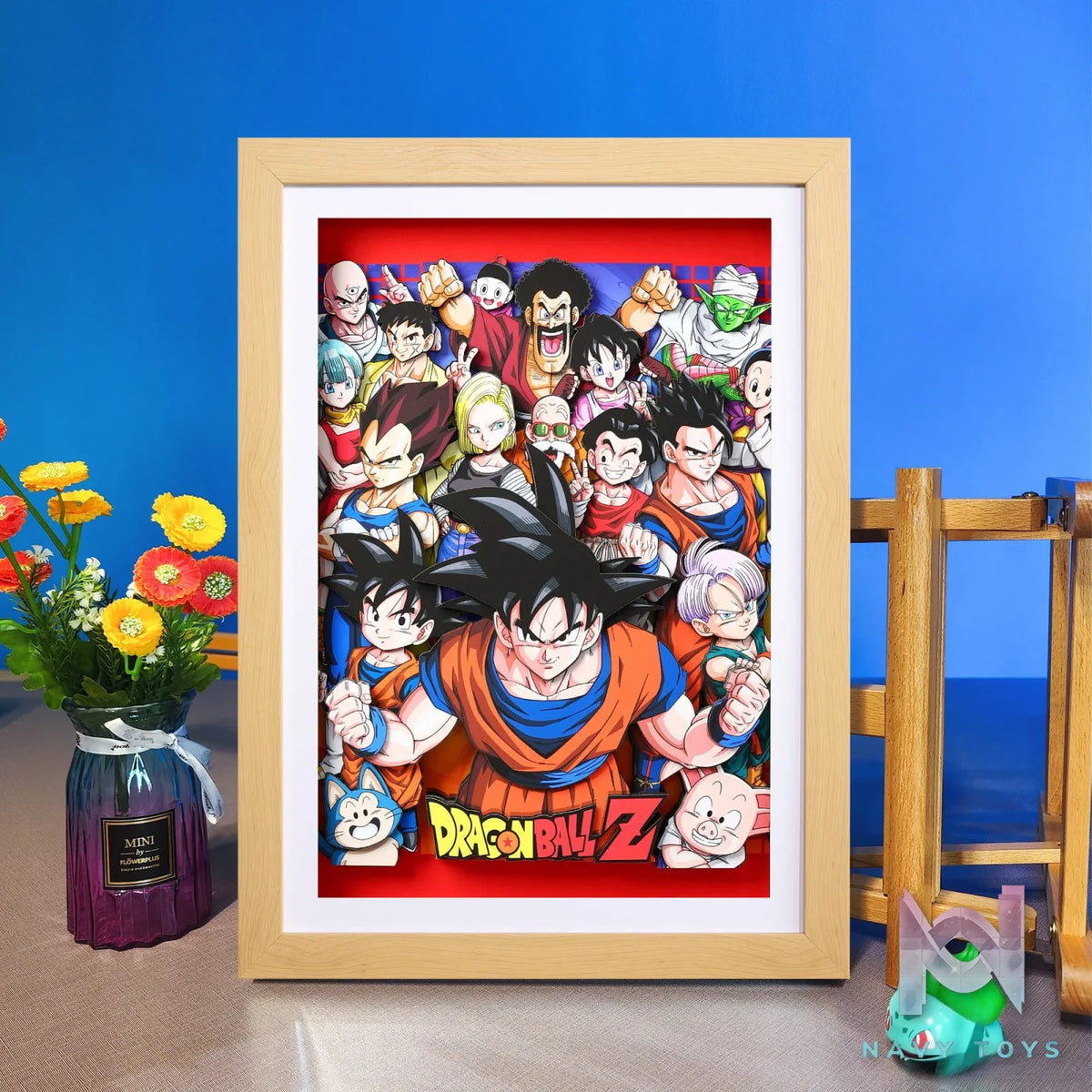 Yu Zhi Jiang Studio – Dragon Ball Multiple Characters Series #9 3D Decorative Painting Dragon Ball