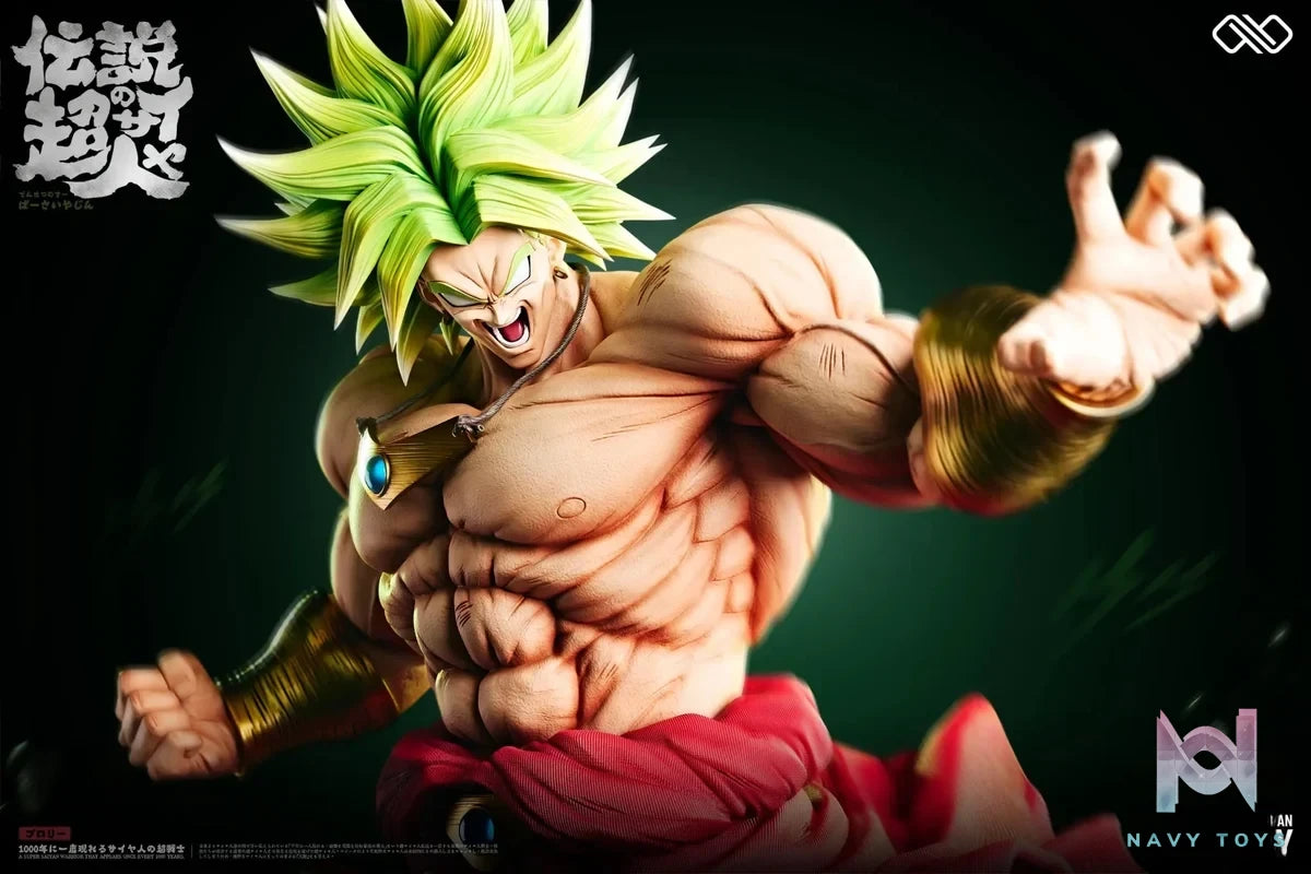 Infinite Studio - Dragon Ball 1/2 Broly resin statue Navy Toys anime figure