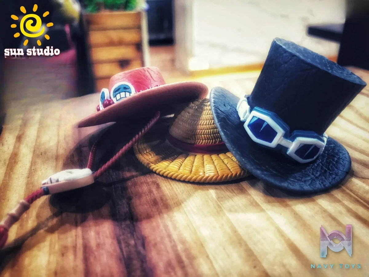 Sun Studio – One Piece Luffy Ace Sabo Hats