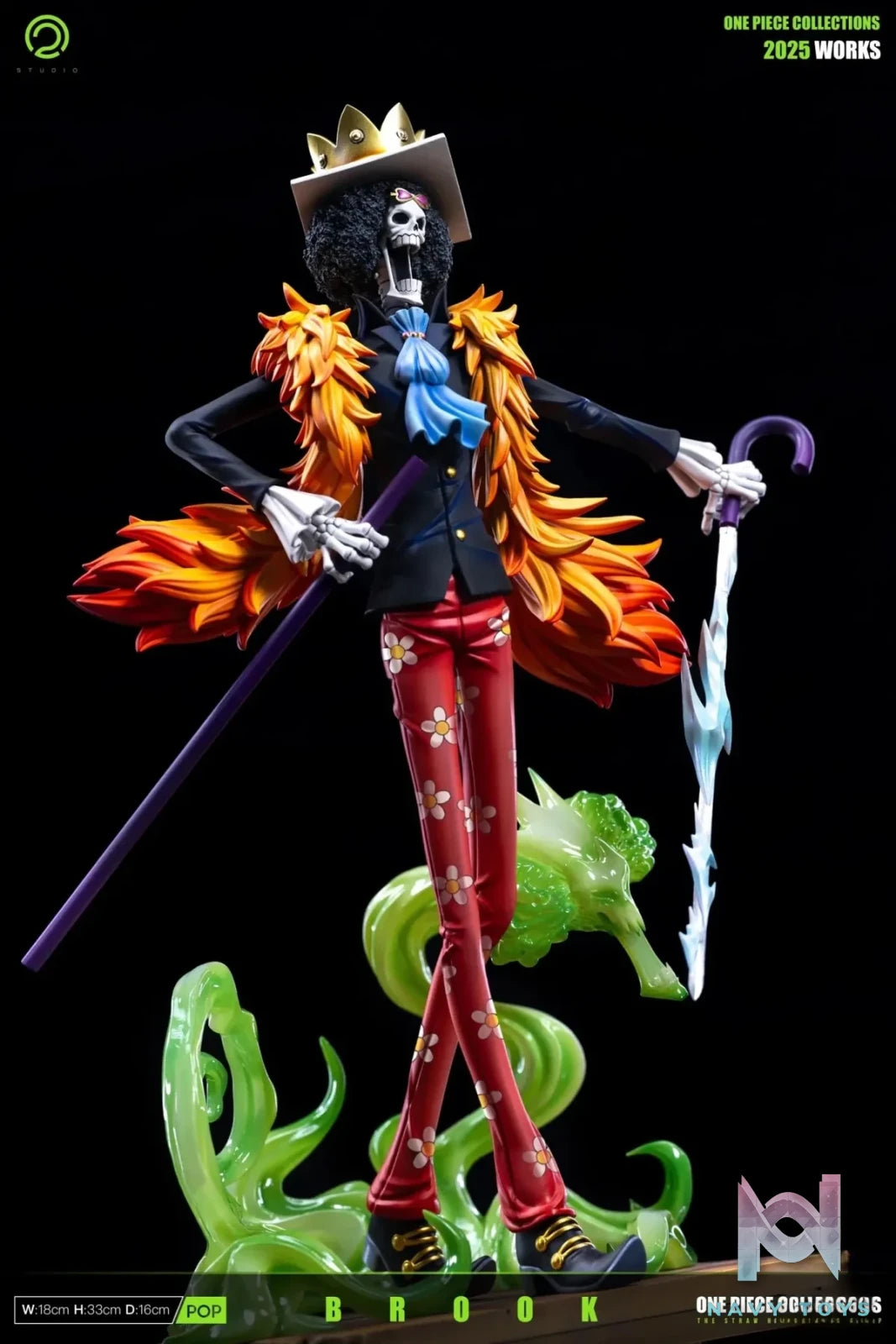 C2 Studio - One Piece Straw Hat Pirates 5 Brook resin statue Navy Toys anime figure