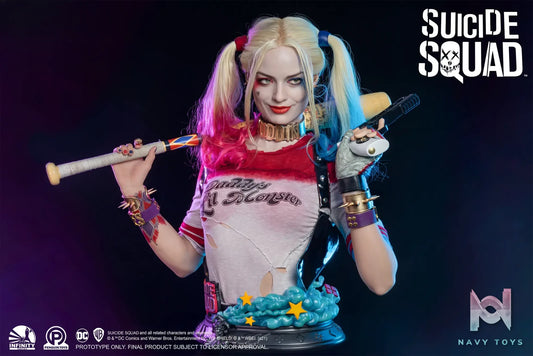 Infinity Studio – DC Series Suicide Squad Harley Quinn 1:1 Life Size Bust (Licensed)