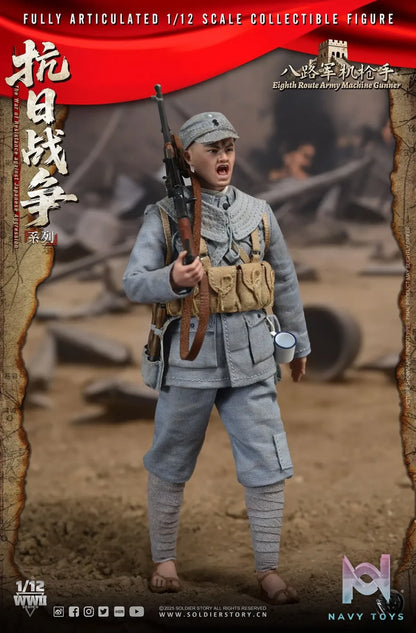 Soldier Story – 1/12th SCALE EIGHTH ROUTE ARMY MACHINE GUNNER X GRENADIER SSM009 SSM011 (Licensed)