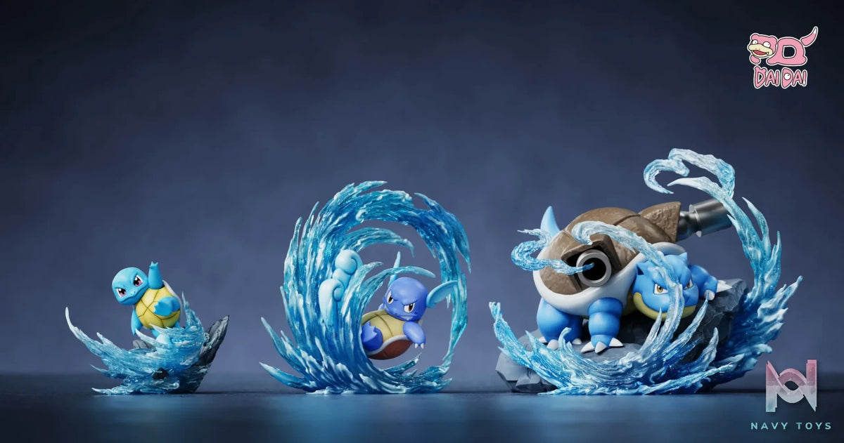 Dai Dai Studio – Pokémon Blastoise Evolution Set