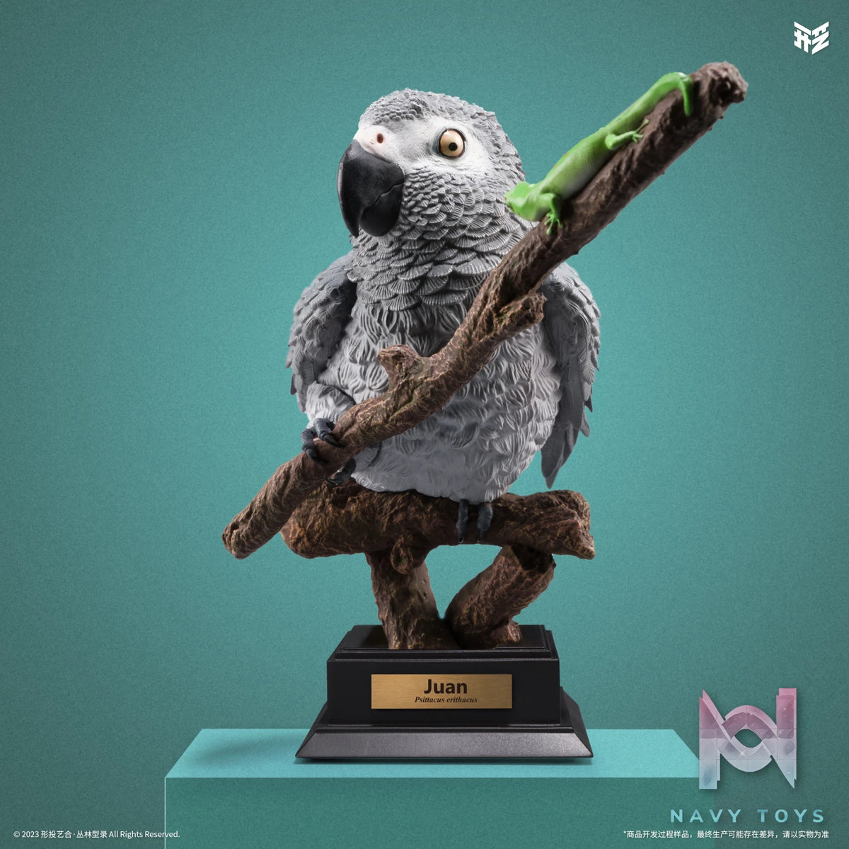 Xing Tou Yi He Studio – Jungle Catalog 004 Psittacus erithacus African Grey Parrot Juan (Licensed)