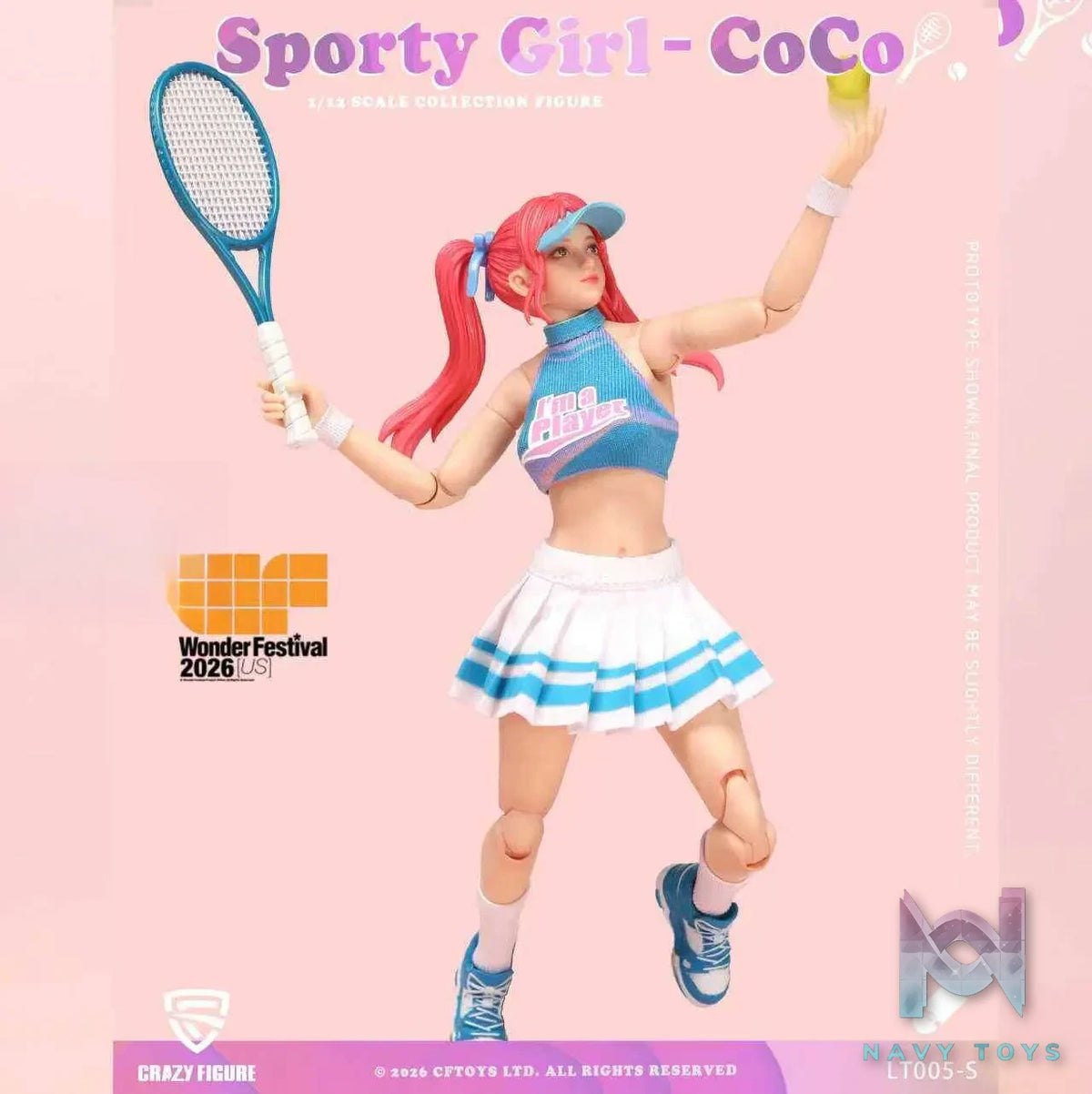 Crazy Figure – 1/12 Sports Girl Coco Action Figure (Licensed)