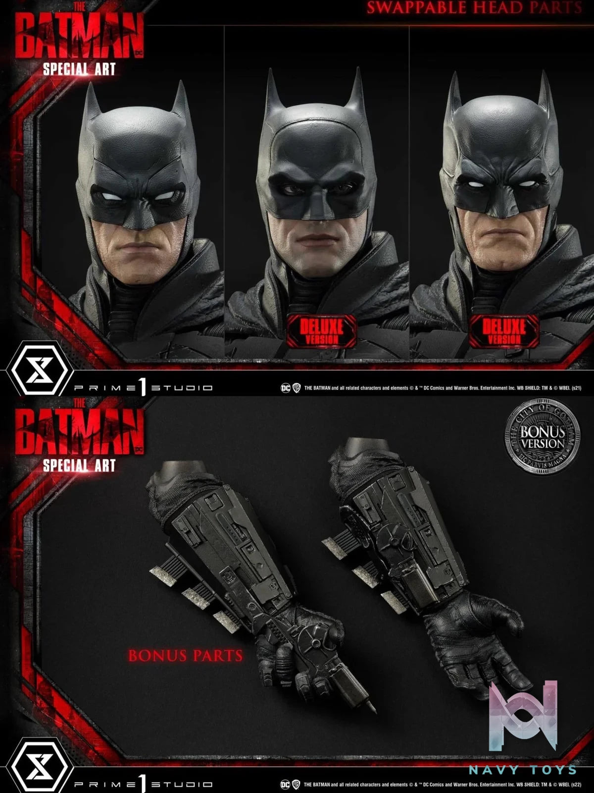 The Batman - Prime 1 Studio (MMTBM - 01; MMTBM - 02LM) resin statue Prime 1 Studio anime figure