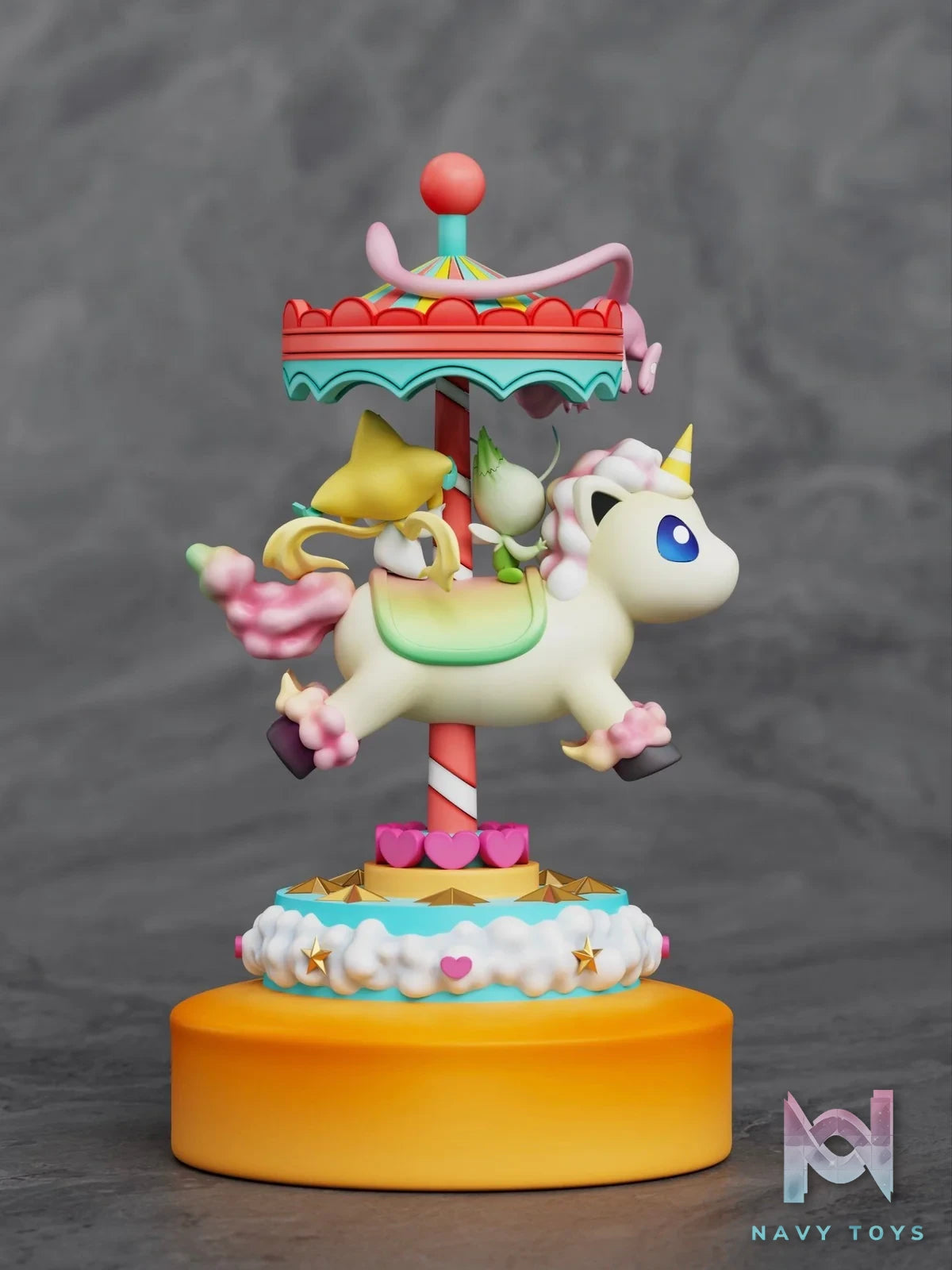 Mew, Celebi & Jirachi - Pokemon - Sun Studio resin statue Sun Studio anime figure
