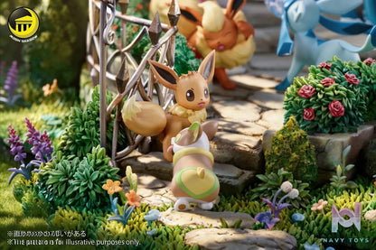 MoonShadow Studio – Eevee Family Anniversary Garden Diorama Pokémon