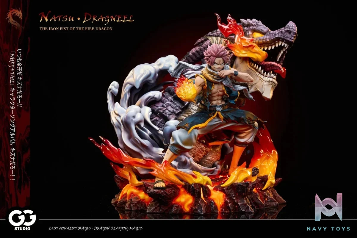GuGu Studio - Anime Male Protagonist Statue 01 Natsu Dragneel Fairy Tail resin statue Navy Toys anime figure