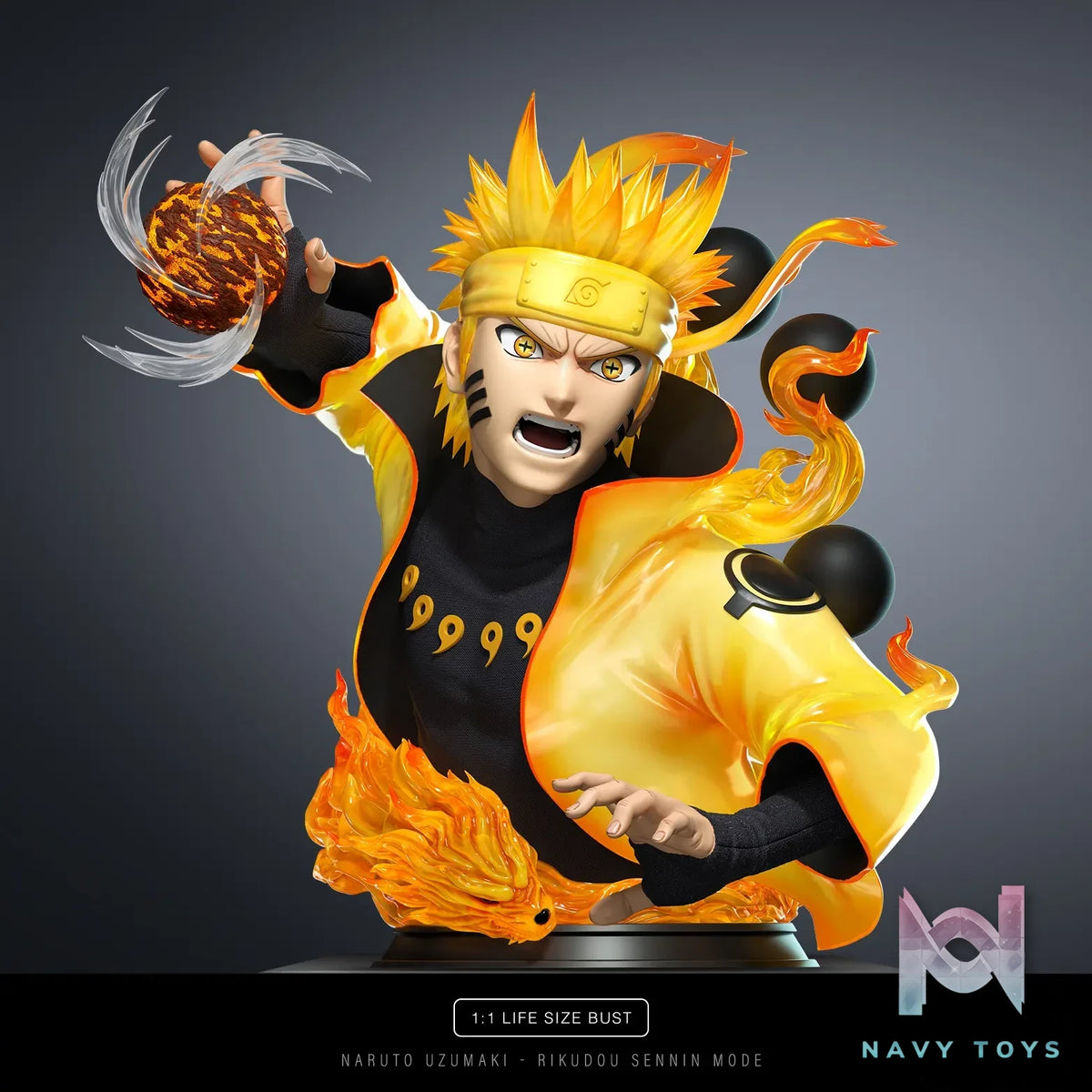 CHIKARA Studio – Naruto Uzumaki Naruto Rikudousennin Modo 1/1 Bust