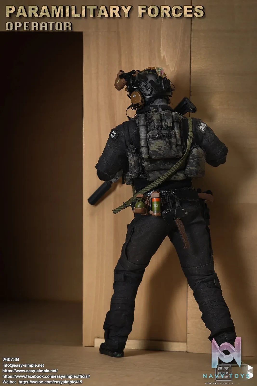 Easy Simple – Paramilitary Forces Operator Action Figure 26073A X 26073B (Licensed)
