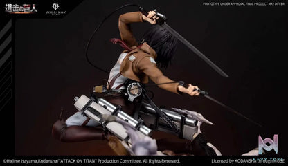 Mikasa Ackerman - Attack On Titan - Zodiakos Studio resin statue zodiakos studio anime figure