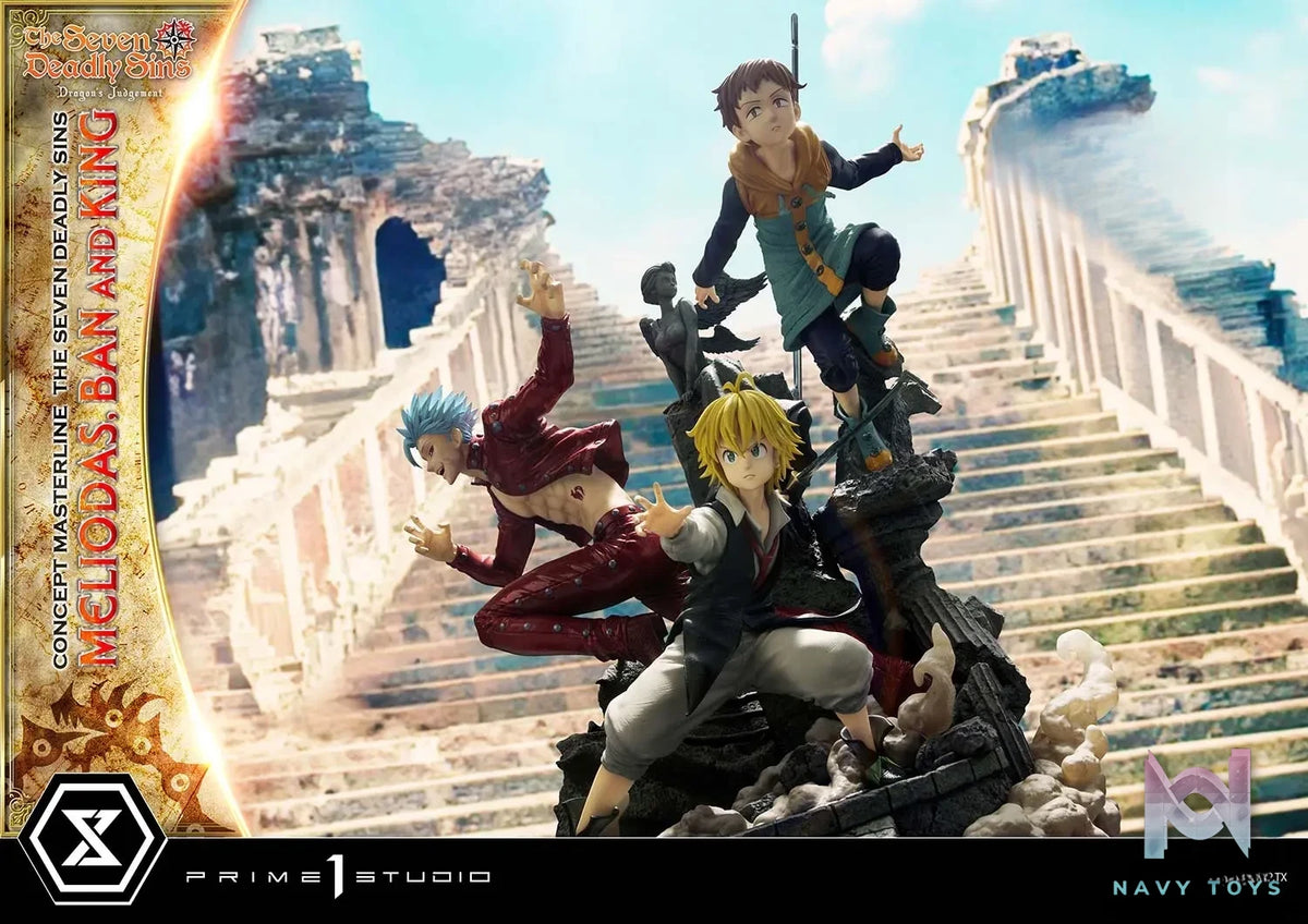 Prime 1 Studio – Concept Masterline The Seven Deadly Sins Meliodas, Ban and King CMNTZ-01 CMNTZ-01DXS (Licensed)