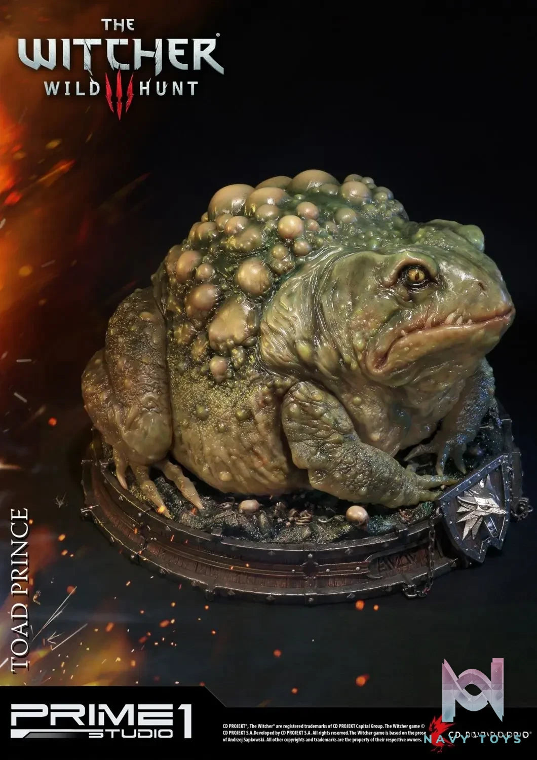 Prime 1 Studio – Premium Masterline The Witcher 3: Wild Hunt Toad Prince PMW3-05 PMW3-05GL (Licensed)