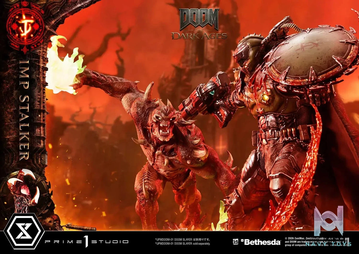 Prime 1 Studio – Ultimate Premium Masterline DOOM: The Dark Ages Imp Stalker UPMDOOM-02 UPMDOOM-02S (Licensed)