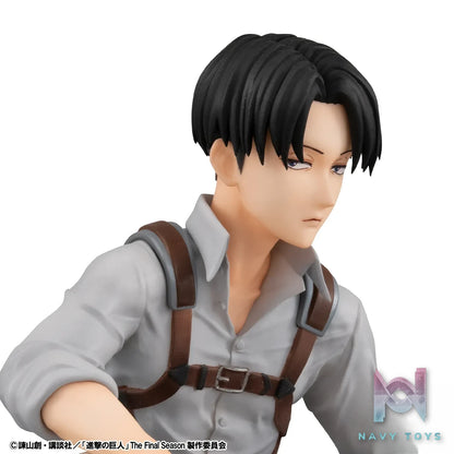 MegaHouse – G.E.M. Series Attack on Titan Palm Size Eren X Captain Levi Complete Figure (Licensed)