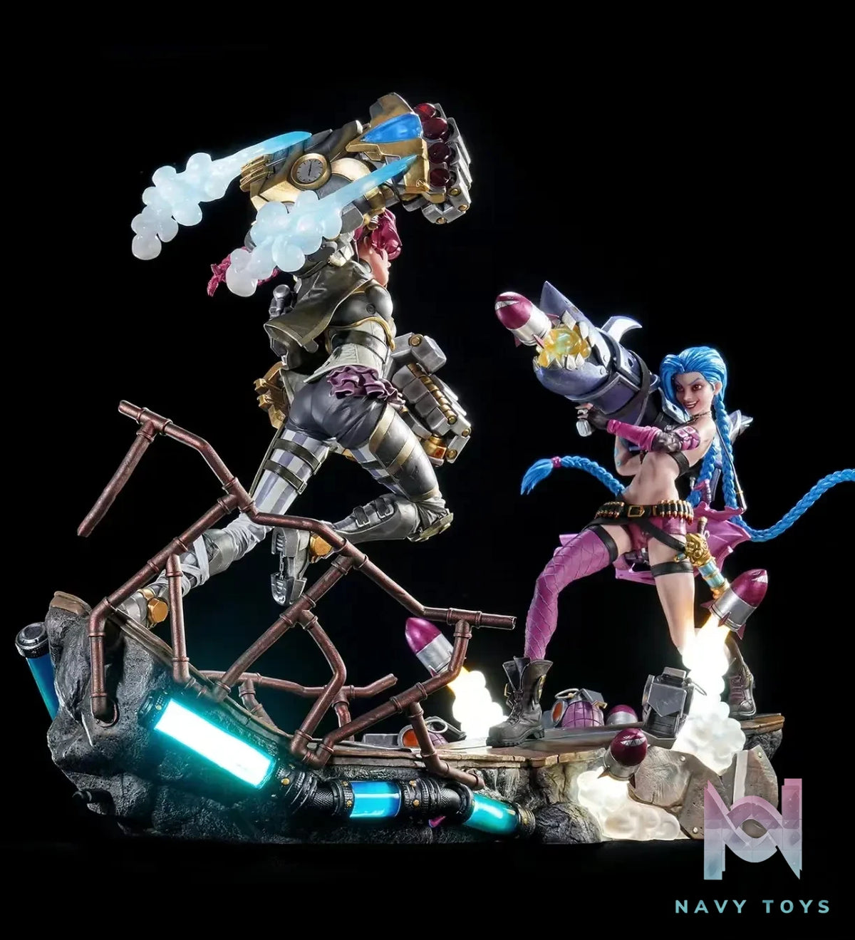 PureArts Studio – LEAGUE OF LEGENDS JINX & VI 16 SCALE STATUE BUNDLE (Licensed)