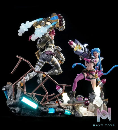 PureArts Studio – LEAGUE OF LEGENDS JINX & VI 16 SCALE STATUE BUNDLE (Licensed)