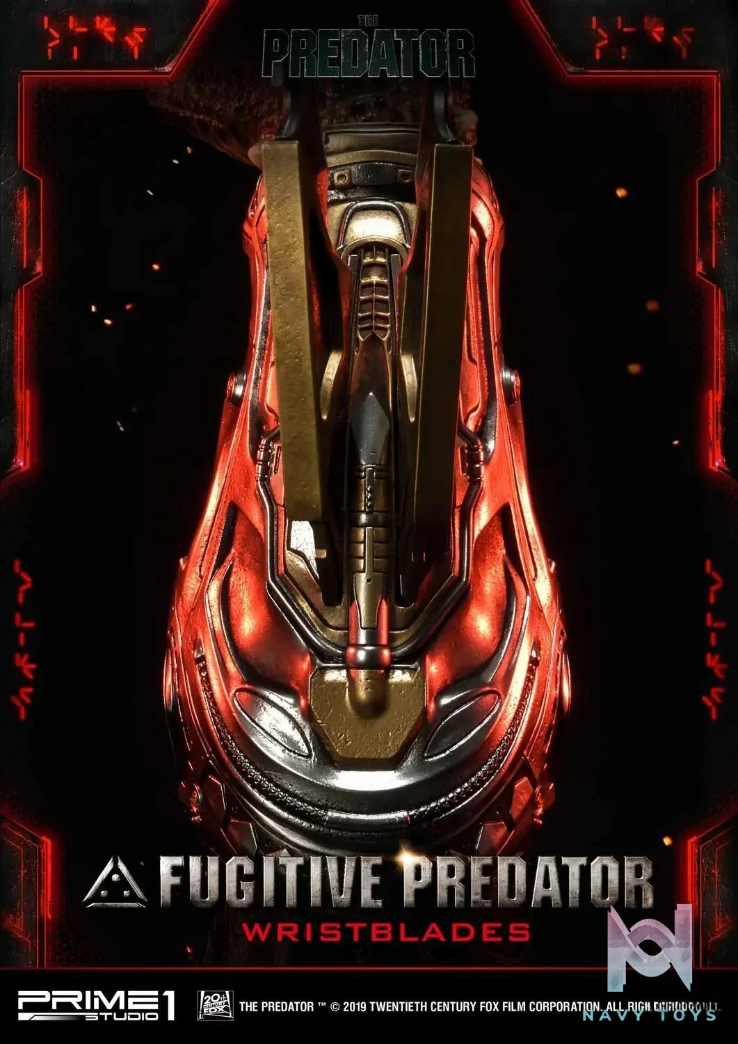 Prime 1 Studio – Life Size Bust The Predator (Film) Fugitive Predator Wristblades LSTPR-02 (Licensed)