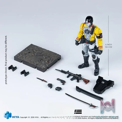 Hiya Toys – EXQUISITE MINI Series G.I. Joe Crimson Guard (Python Patrol Version) 1/18 Scale Action Figure (Licensed)